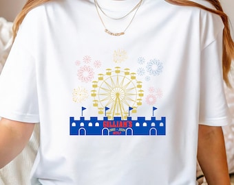 Ocean City NJ Gillian's Wonderland Ride Pier T-Shirt, Shore Nostalgia, Soft Tee, Unisex Top, Jersey Gift, OCNJ, Beach shirt, NJ Boardwalk