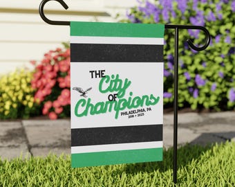 Philadelphia Football Garden Flagge: Stadt der Meister im Freien Dekor, Adler-Weihnachtsgeschenk, Philly Pride-Flagge, Sonntage sind für die Vogel-Flagge