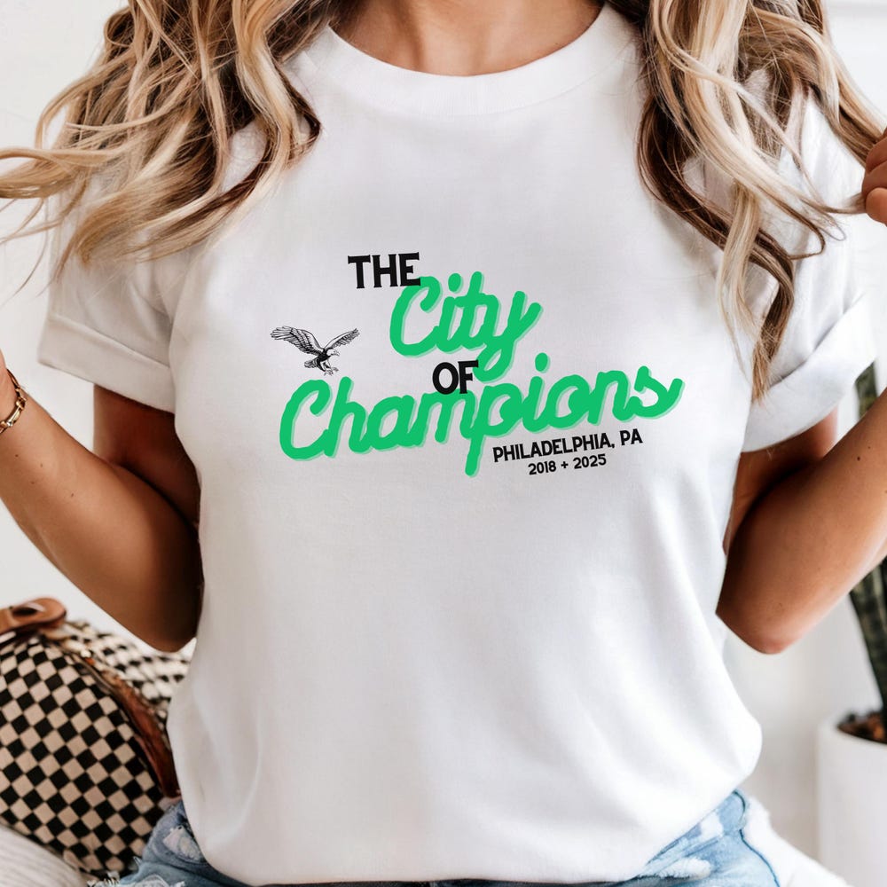 Unisex Philadelphia Eagles Football Champions T-Shirt, Philly Football Tee, Bird Gang Outfit, Eagles Fan Shirt, Philadelphia Eagles Shirt Modernteehub