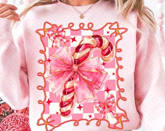 Preppy Candy Cane Png,Prepy Merry Christmas Png,Checkered Merry Christmas Png,Preppy Christmas frame png, Coquette Christmas png