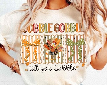 Preppy Thanksgiving Gobble Png, Thanksgiving Png, Floral Turkey Png, Thanksgiving Turkey Png, Fall Png, Turkey png files, Fall Thankful png