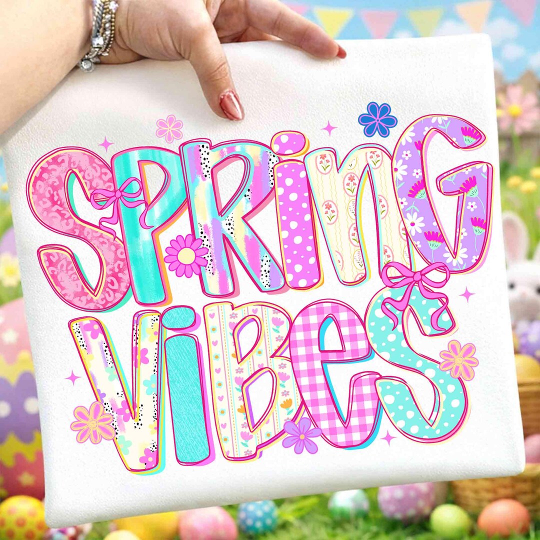 Springveer Png Spring Vibes Png, Retro Spring Png, Flower Png, Leopard Print Png ...