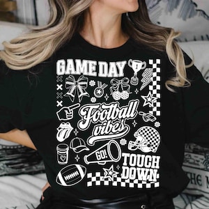 Vintage Football PNG, Football Png, Football Season Sublimation Design, Trendy Football Png, Game Day Png, Touchdown Png, Football Vibes