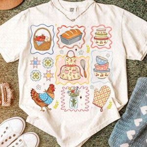 Mormor Core PNG, Höna i boet PNG, Vintagestil, Cottagecore PNG, Mormorströja Design, Second Hand Decor PNG Digital Nedladdning, Trendig Design