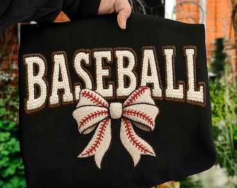 Faux Yarn Baseball Png Sublimation Design for Shirts and Crafts, Crochet Baseball Game Day Season Digital File Printable Graphic Download