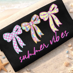 Coquette Summer Vibes Png, Preppy Summer Png, Summer Bow Png, Summer Spring Girly Png, Beach Png, Summer Vacation Png, Trendy Summer Spring