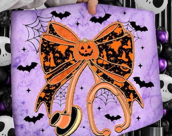 Halloween Nurse Png, Fall png, Stethoscope Nurse Png, Nurse Halloween PNG, Spooky Coquette Nurse PNG, Fall Nurse Life Png, Preppy Nurse Png