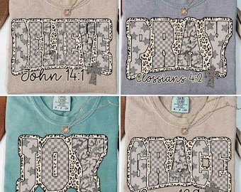 Retro Varsity Faith PNG, Amen Christian Camo Leopard Bundle PNG, Blessed Jesus Design, Trending Girly Bible Quote, Stars, Grace, Spirit PNG