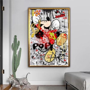 Urban Mouse – Pop Art Canvas Print | Mischief on the Wall