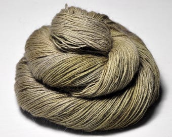 Ex-chipmunk - Angora Lace Yarn by DyeForYarn - cruelty-free and limited - color: brown