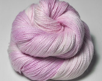 Baby unicorn - Baby Alpaca / Silk Lace Yarn - Hand Dyed Yarn - Wolle handgefärbt - DyeForYarn