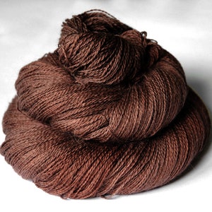 Mother earth is stirring - Baby Alpaca / Silk Lace Yarn - Hand Dyed Yarn - Wolle handgefärbt - DyeForYarn