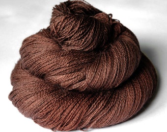 Mother earth is stirring - Baby Alpaca / Silk Lace Yarn - Hand Dyed Yarn - Wolle handgefärbt - DyeForYarn