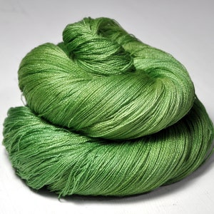 Leafy Merino / Silk Cobweb Yarn Hand Dyed Yarn handgefärbte Wolle DyeForYarn image 2
