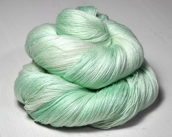 Fading scent of woodruff - Merino / Silk Cobweb Yarn - Hand Dyed Yarn - handgefärbte Wolle - DyeForYarn