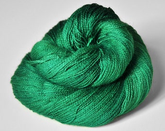Absinthe - Baby Alpaca / Silk Lace Yarn  - Hand Dyed Yarn - Wolle handgefärbt - DyeForYarn