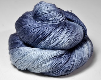 Going to the land of Nod (variegated) - Merino / Silk Cobweb Yarn - Hand Dyed Yarn - handgefärbte Wolle - DyeForYarn