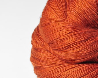 Red-hot metal - Merino / Silk / Yak Lace Yarn - MerSiYak - Hand Dyed Yarn - Wolle handgefärbt - DyeForYarn