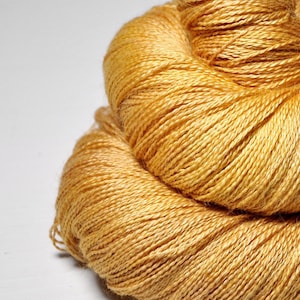 Rotten honey butter biscuits - Baby Alpaca / Silk Lace Yarn - Hand Dyed Yarn - Wolle handgefärbt - DyeForYarn