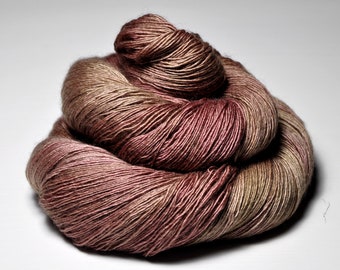 Last glimpse of Autumn OOAK - Merino / Silk / Yak Lace Yarn - MerSiYak - Hand Dyed Yarn - Wolle handgefärbt - DyeForYarn