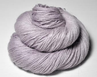 Dream of a dead rose OOAK - Angora Lace Yarn by DyeForYarn - cruelty-free and limited - color: light purple