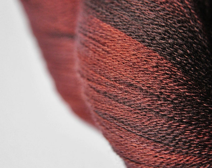 Burning Black Walnut Wood OOAK Merino Superwash Yarn Fine Etsy