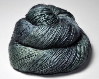 Olivier noueux OOAK - laine mérinos / soie / dentelle de yak - MerSiYak - fil teint à la main - Wolle handgef-rbt - DyeForYarn