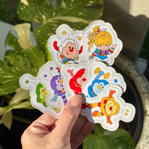 Rainbow Brite & Sprites-stickerpakket (7 stuks)