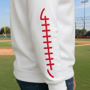 Football Stitches Embroidery Design | Sleeve Patch, 4 Sizes (Digital Download)