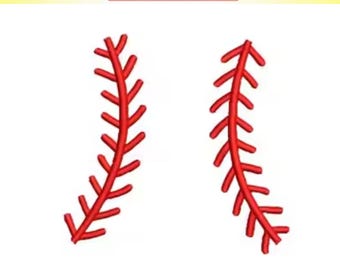 Baseball Stitches Embroidery Design – Sport Team Uniform File (Instant Download)