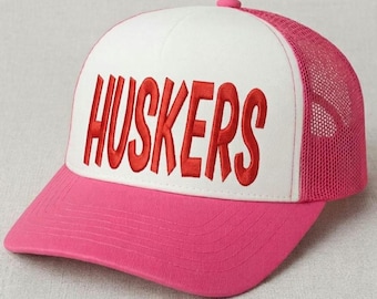 HUSKERS Embroidery Design: College Football Team Spirit (Digital Download)