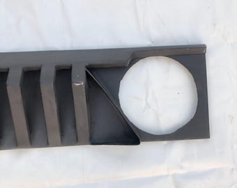 Parrilla estilo Angry para Suzuki Samurai Sierra SJ410 SJ413 / Parrilla delantera negra mejorada / Diseño personalizado de ojos enojados / Compatible con modelos 1982-1995 (Material de hierro)