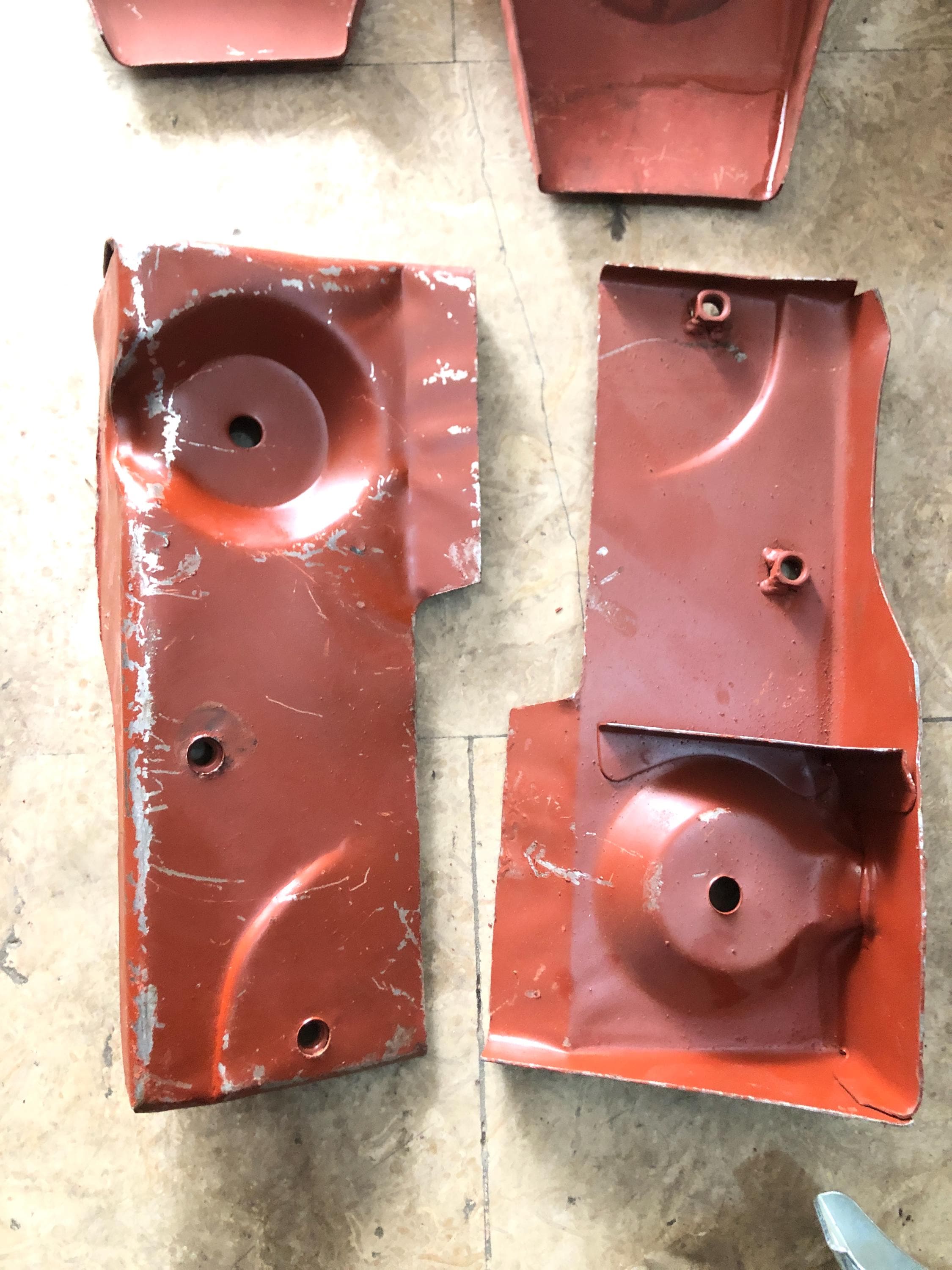 1984-1989 Toyota Pickup Cab Floor Supports | Front Cab Mount Brackets ...