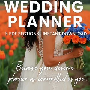 Ultimate Wedding Planner Printable or Digital Instant Download Comprehensive Wedding Planner