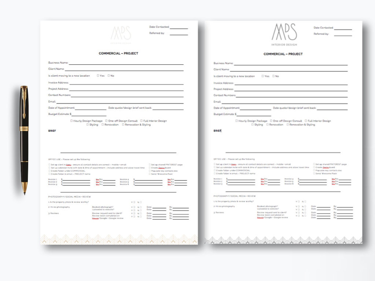 Interior Design Client Profile Template Interior Design Client Profile Template