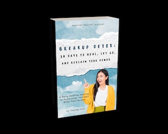 Breakup Recovery Journal | 30-Day Healing Guide | Digital Self-Love Workbook | Let Go & Move On After Heartbreak | Instant Download
