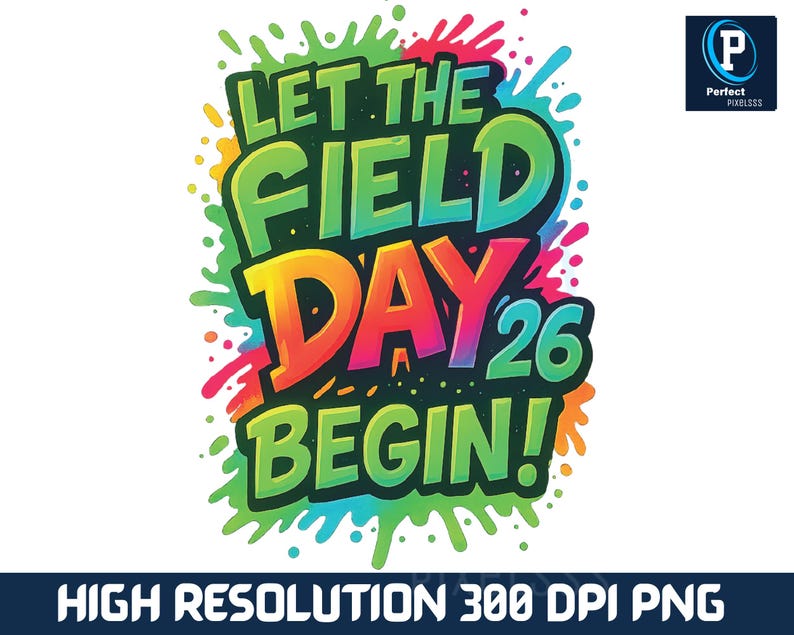 Fun Field Day 2025 kids school event shirt design for boys and girls first grade