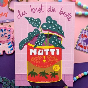 Du Bist die beste Mutti Postkarte