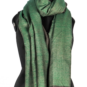Reversible 100%Pashmina Shawl | Handwoven Pashmina Shawl | Soft Shawl | Unisex Winter Stole | Gift for Him or Her