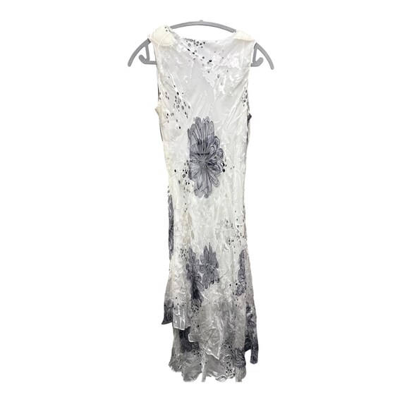 Simply Silk 2Pc Set Devore Floral Kimono Topper Slip Dress Quiet Luxury View 5
