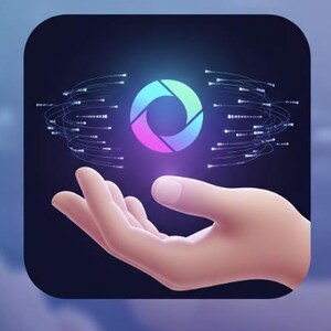 May include: A digital graphic featuring a hand holding a glowing, abstract logo design. The logo is a stylized aperture in shades of blue, purple, and green. The text "Digitize Your Logo" is at the bottom.