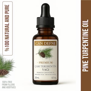 Eterisk olja av tallterpentin: Naturlig hårväxt och aromaterapi - 20 ml