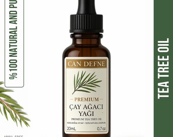 Aceite esencial de árbol de té: aromaterapia 100 % puro y natural - Frasco de vidrio de 20 ml