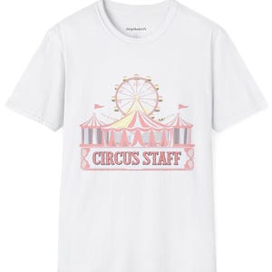 Circus Staff Unisex T-Shirt, Fun Carnival Tee, Festival Apparel, Amusement Park Wear, Circus Theme Outfit