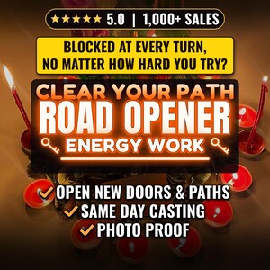 Road Opener Energy Work | Clear Blockages, Open New Doors, Good Luck & Success Opportunities