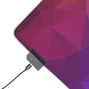 LED Gaming Mouse Pad - Colorful RGB Lighted Mat for Gamers, Desk Decor, PC Accessories, Gamer Gift, Gaming Setup