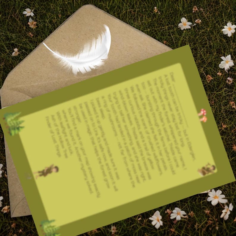 Lost Tooth Fairy Letter A – Printable Set From Ash of the Hollow Tree ...