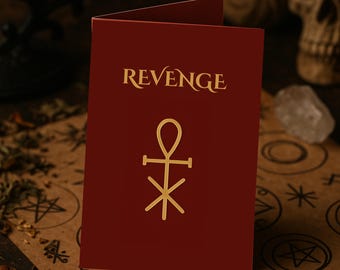 Fanzine de hechizos de venganza: Ritual de brujería oscura para la justicia (Grimorio digital en PDF) - Serie Oscura 6