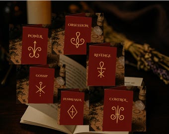 Paquete de revistas de brujería oscura: Hechizos de magia de las sombras imprimibles (descarga digital)