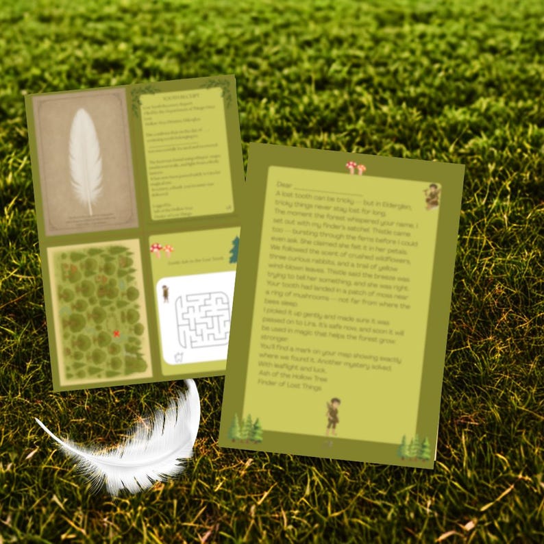 Lost Tooth Fairy Letter A – Printable Set From Ash of the Hollow Tree ...